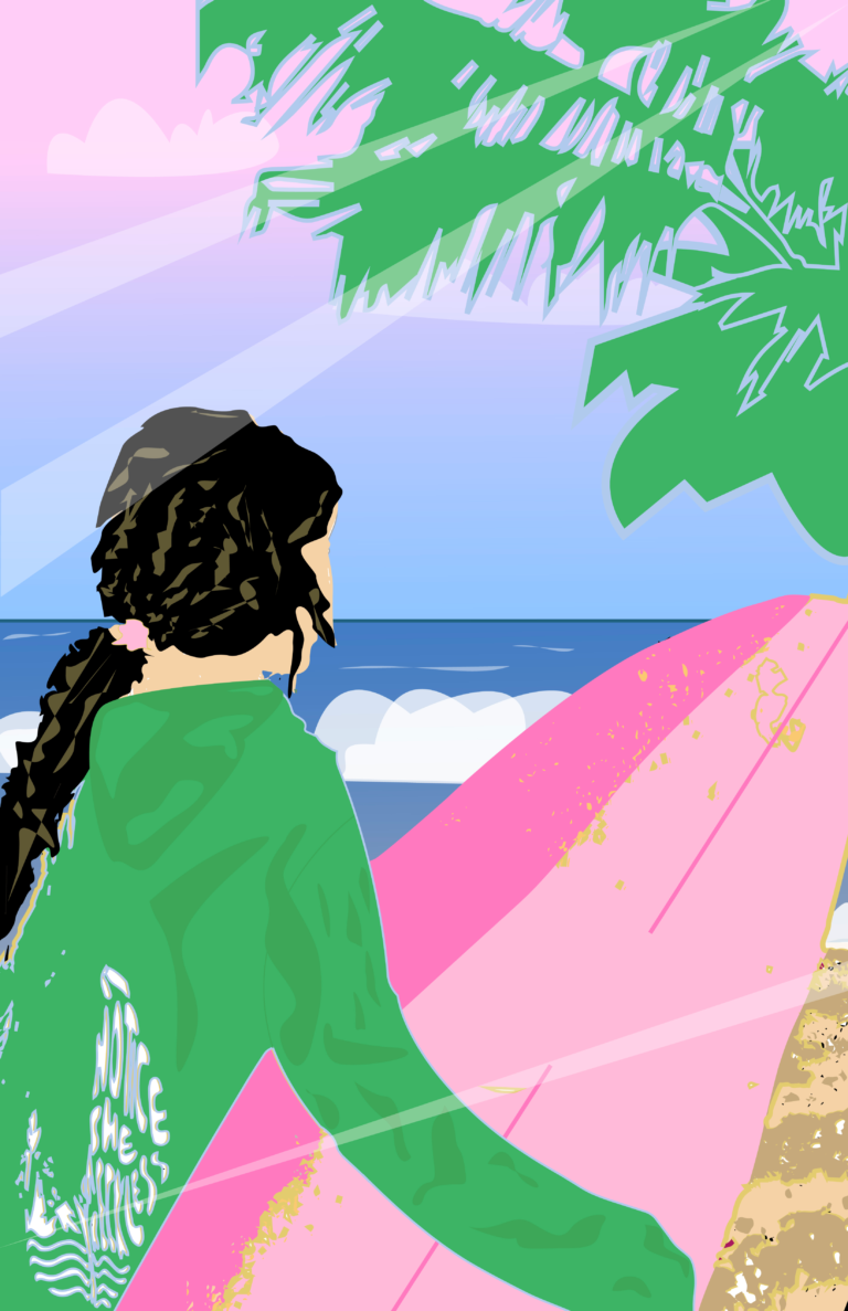 Requested Work Surfer Girl Summer